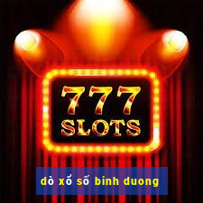 dò xổ số binh duong