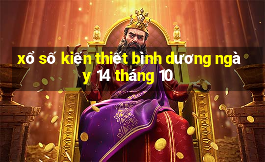 xổ số kiến thiết bình dương ngày 14 tháng 10