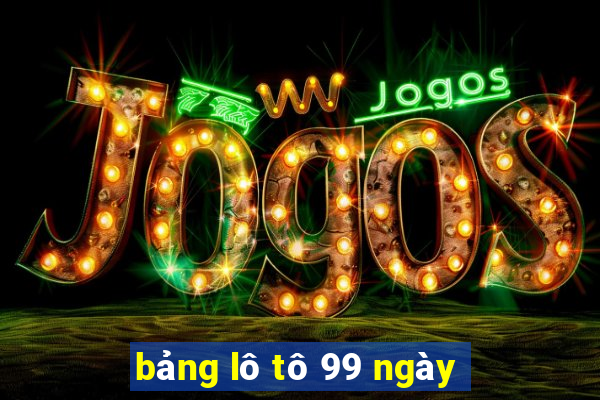 bảng lô tô 99 ngày