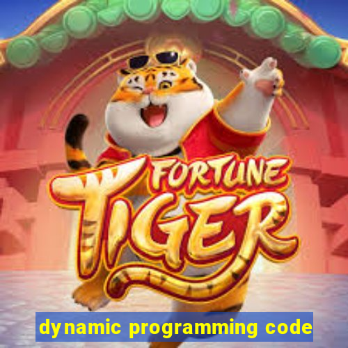 dynamic programming code