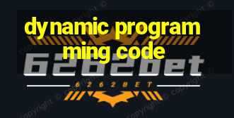 dynamic programming code