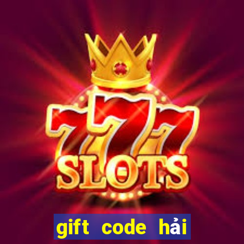 gift code hải tặc đại chiến