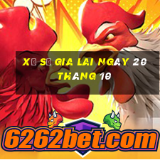 xổ số gia lai ngày 20 tháng 10