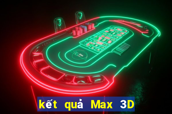 kết quả Max 3D pro ngày 2