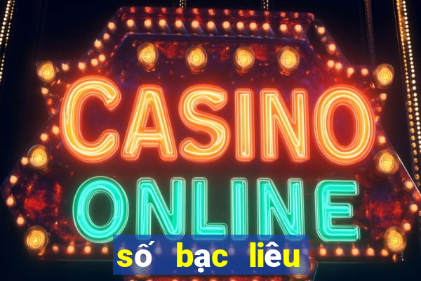 số bạc liêu ngày hôm qua