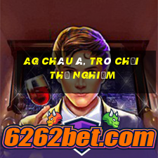 ag châu á, trò chơi thử nghiệm