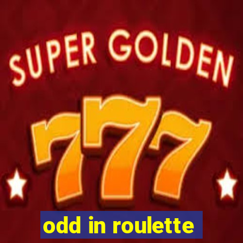 odd in roulette