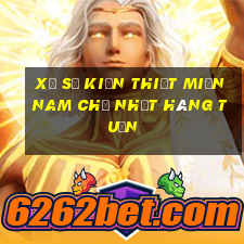 xổ số kiến thiết miền nam chủ nhật hàng tuần