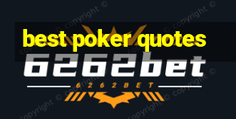 best poker quotes