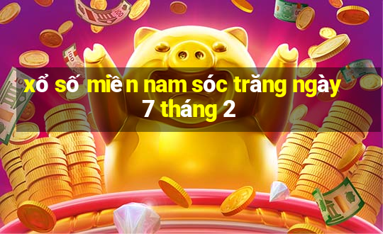 xổ số miền nam sóc trăng ngày 7 tháng 2