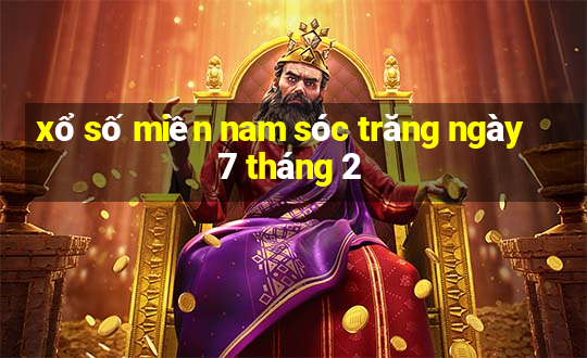 xổ số miền nam sóc trăng ngày 7 tháng 2