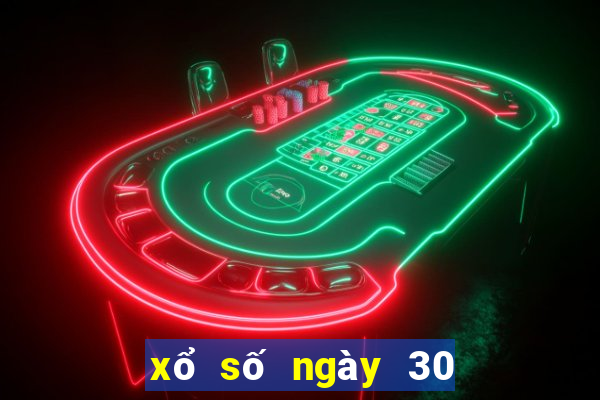 xổ số ngày 30 tháng 1