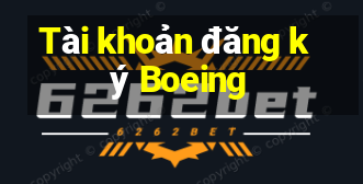 Tài khoản đăng ký Boeing