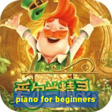 piano for beginners