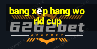 bang xếp hang world cup