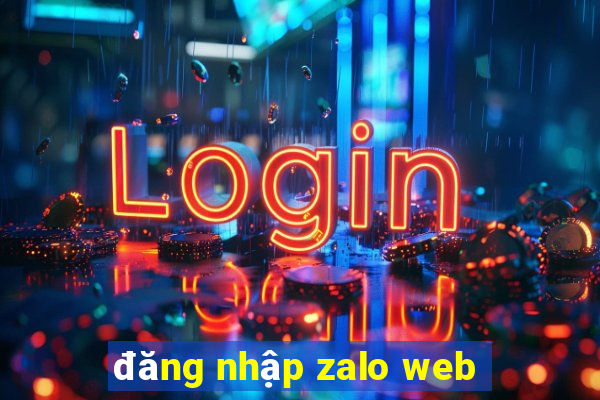 đăng nhập zalo web