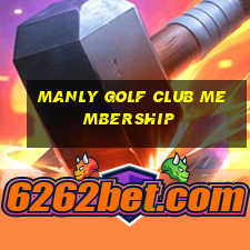 manly golf club membership