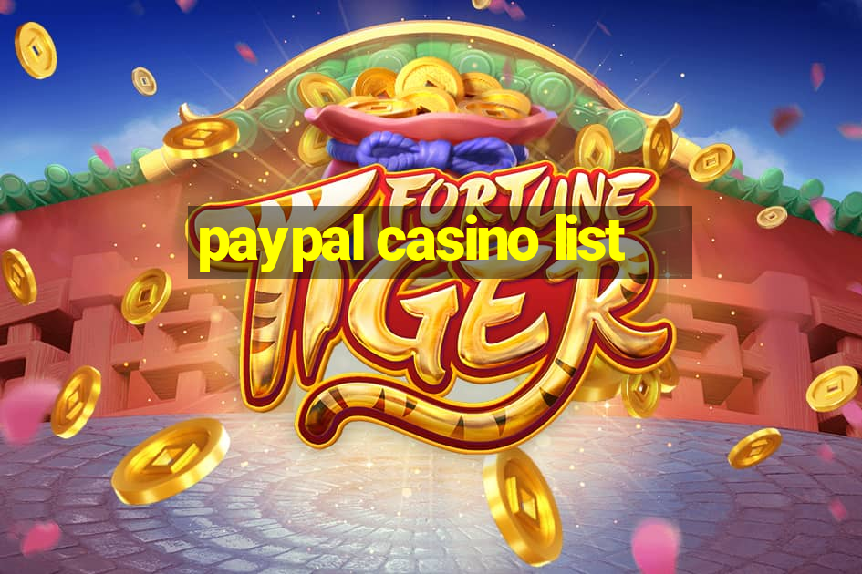 paypal casino list