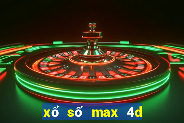 xổ số max 4d là gì