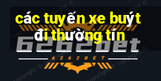 các tuyến xe buýt đi thường tín