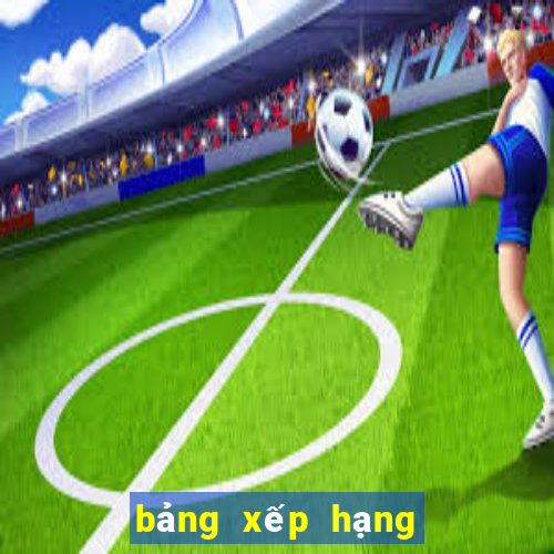 bảng xếp hạng premier league