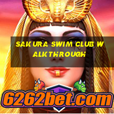 sakura swim club walkthrough