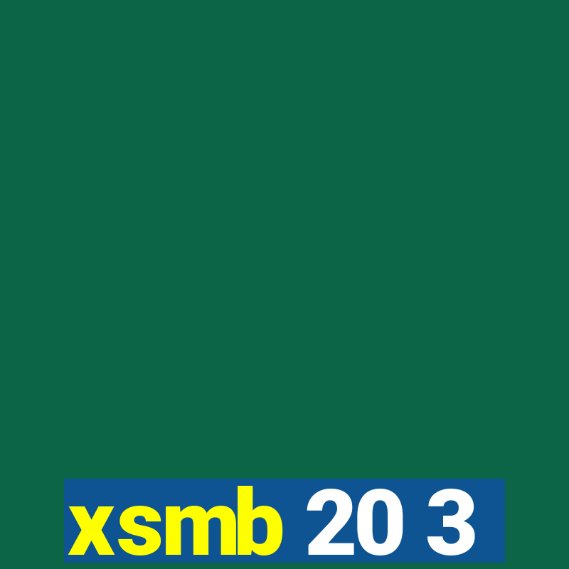 xsmb 20 3