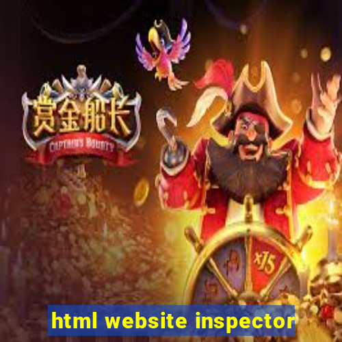 html website inspector