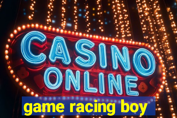 game racing boy