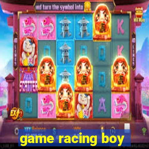 game racing boy