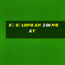 xổ số long an 200 ngày