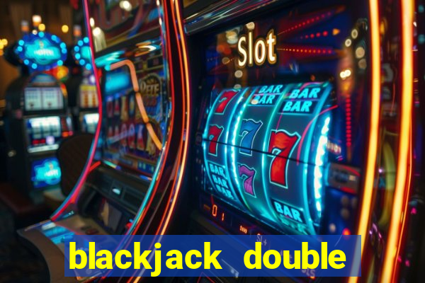 blackjack double down face down