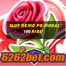 slot demo pg modal 100 ribu