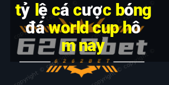 tỷ lệ cá cược bóng đá world cup hôm nay