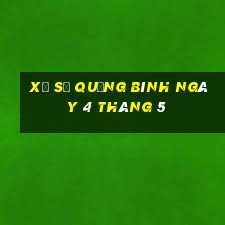 xổ số quảng bình ngày 4 tháng 5