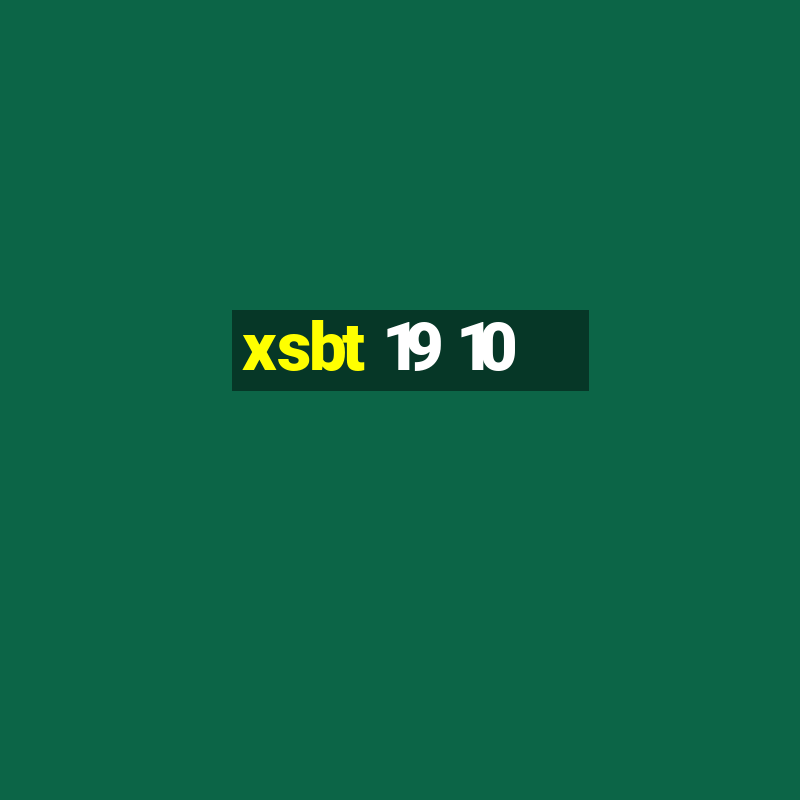 xsbt 19 10