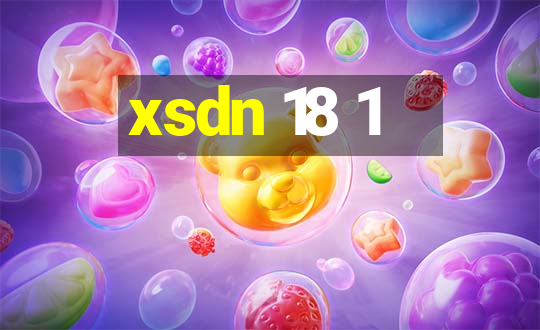 xsdn 18 1