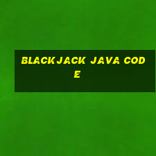 blackjack java code