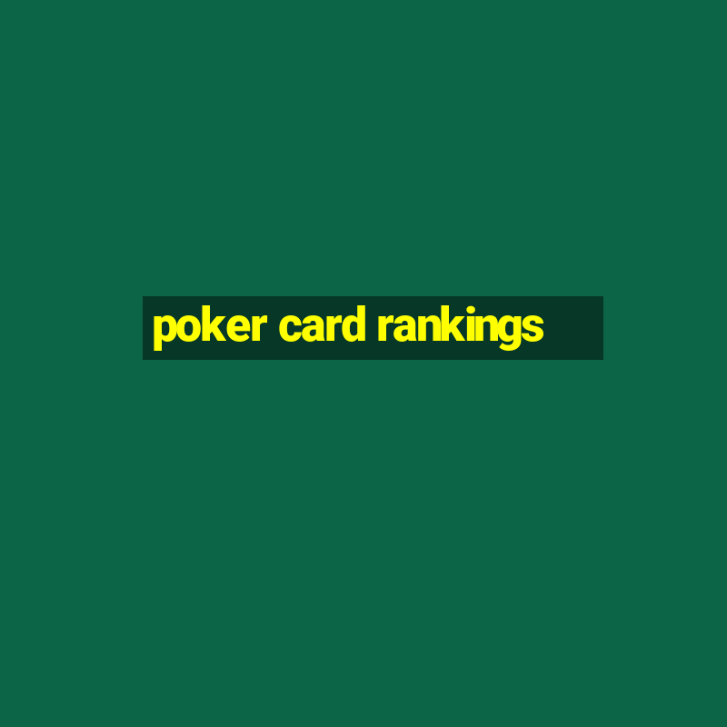 poker card rankings