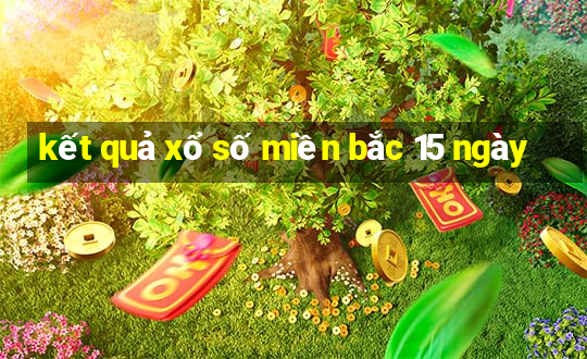 kết quả xổ số miền bắc 15 ngày