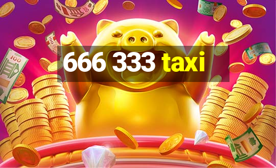 666 333 taxi