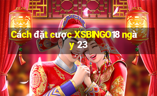 Cách đặt cược XSBINGO18 ngày 23