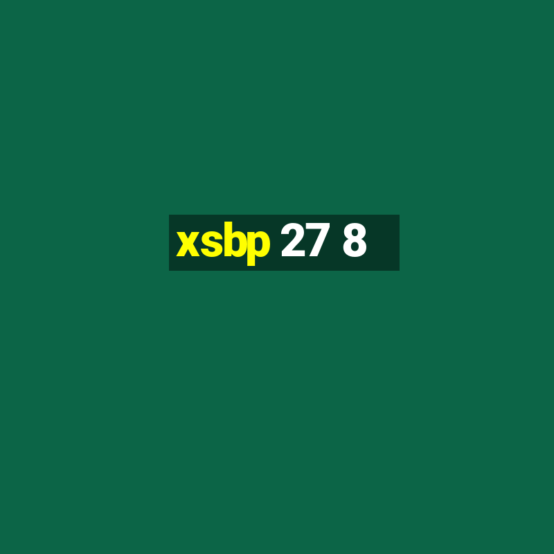 xsbp 27 8