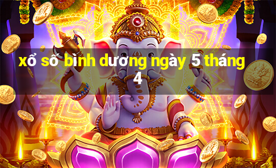 xổ số bình dương ngày 5 tháng 4