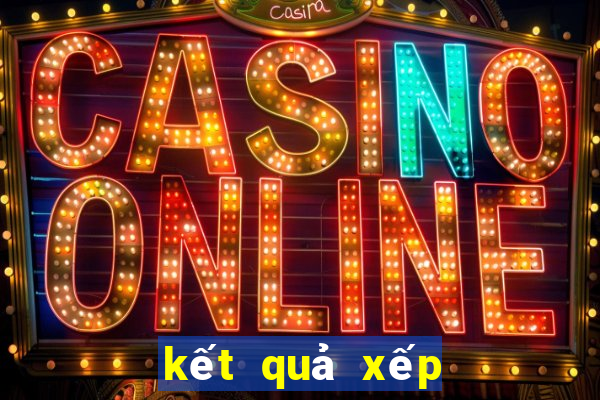 kết quả xếp hạng ngoại hạng anh