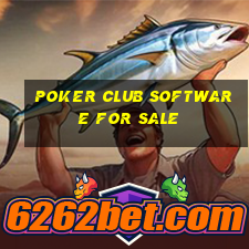 poker club software for sale