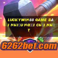 Luckywin88 Game Bài Nhiều Người Chơi Nhất