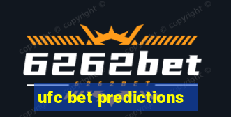 ufc bet predictions