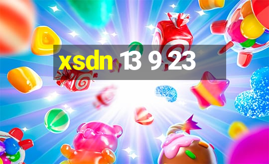 xsdn 13 9 23