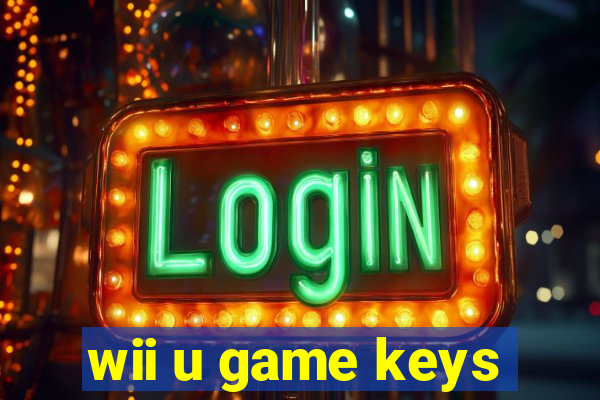 wii u game keys